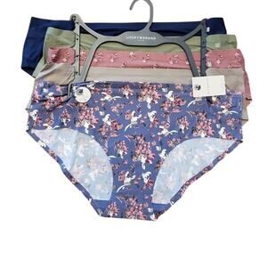 NEW LUCKY Brand laser cut hipsters panties 5 pack‎ XL